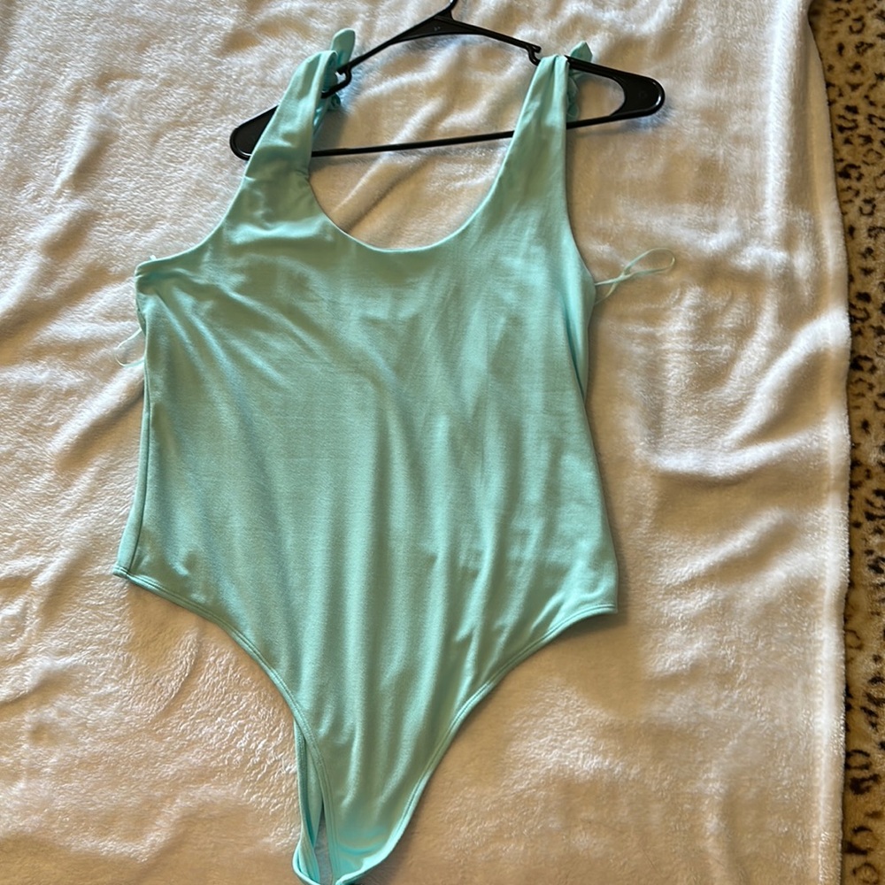 Cabana, Large, Teal Body Suit